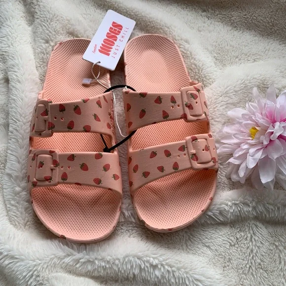 Freedom Moses Tuti Baby Strawberry Slide Sandals - Picture 3 of 14